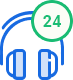 24 hours support